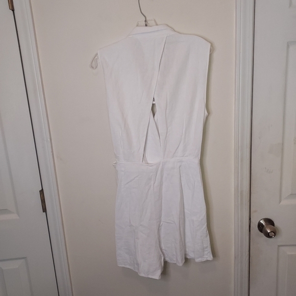 Zara linen blend short jumpsuit - Picture 7 of 7